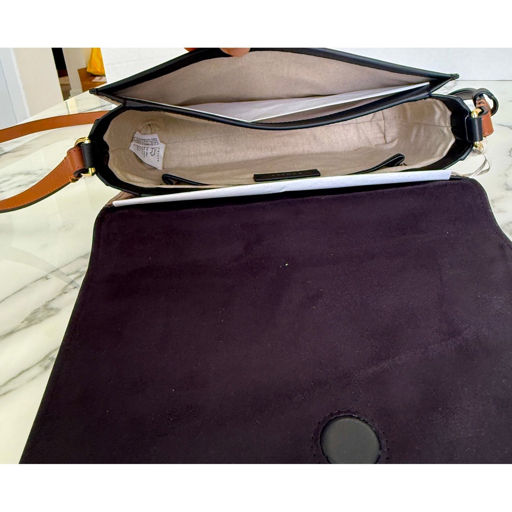 Radley London Maldon Mews Medium Flapover Cross Body Black Leather - 112932 - Picture 9 of 16